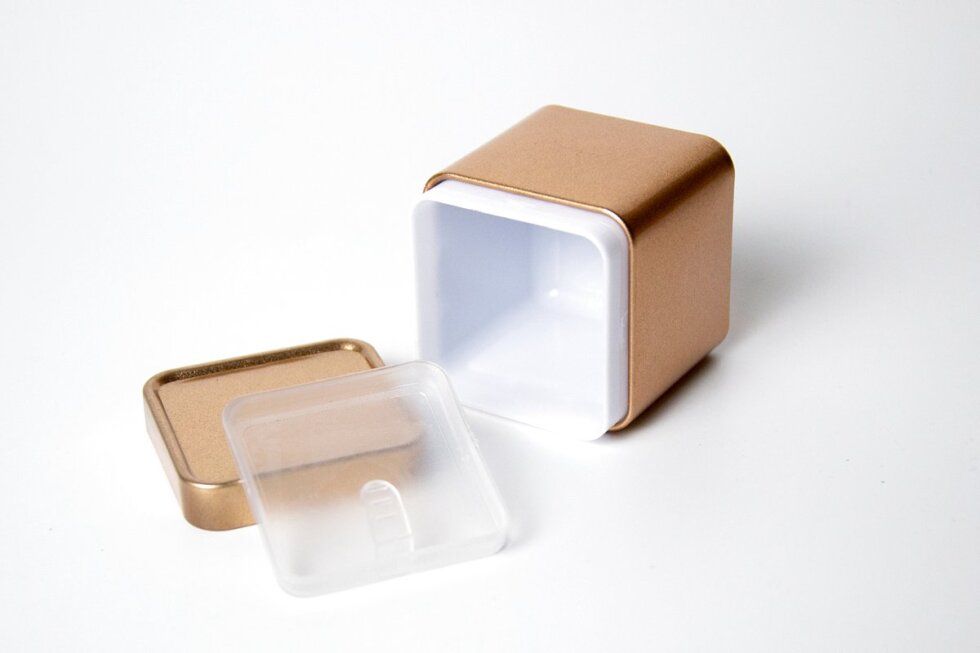 Банка для чая, металл