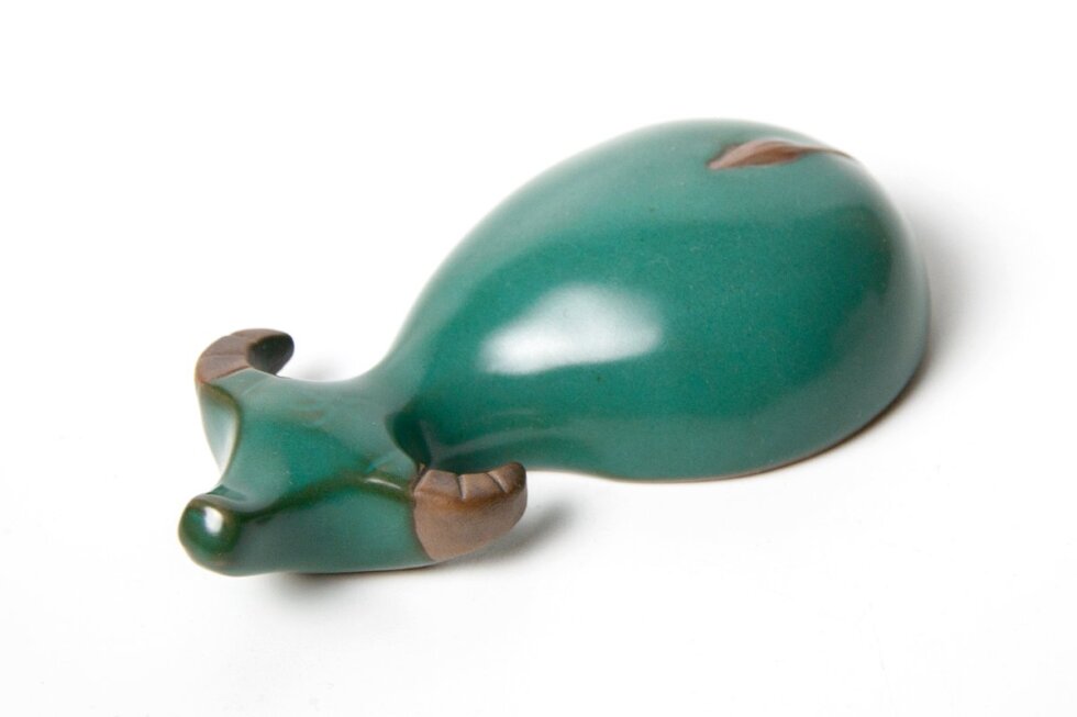 Фигурка для чайной церемонии, керамика и глазурь