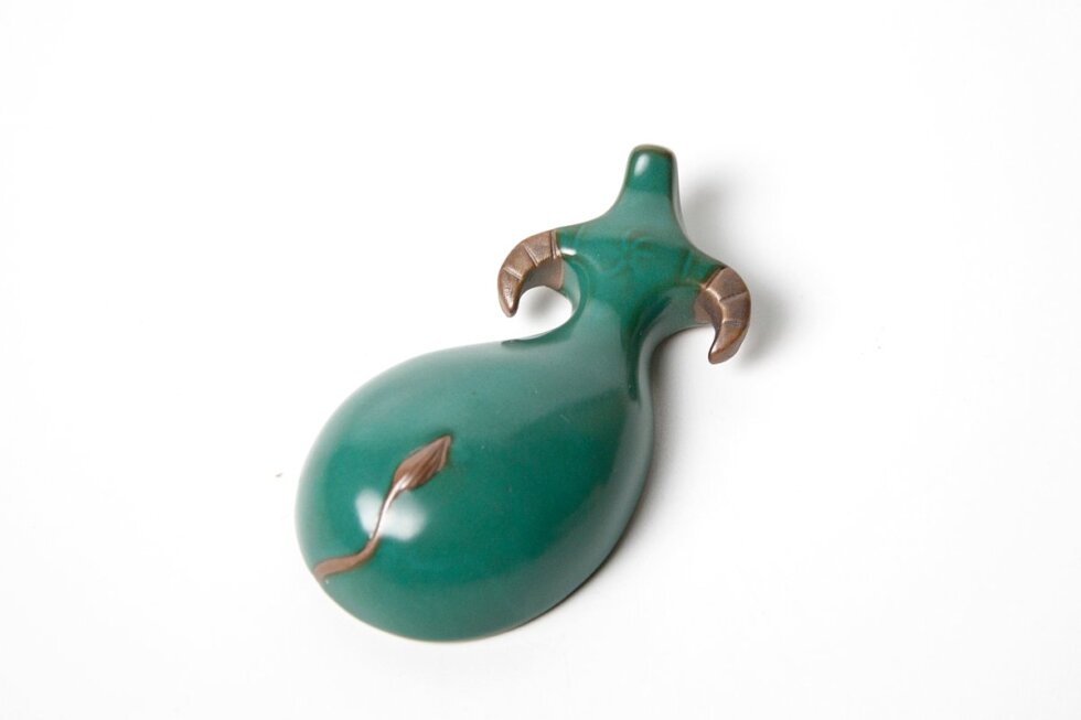 Фигурка для чайной церемонии, керамика и глазурь