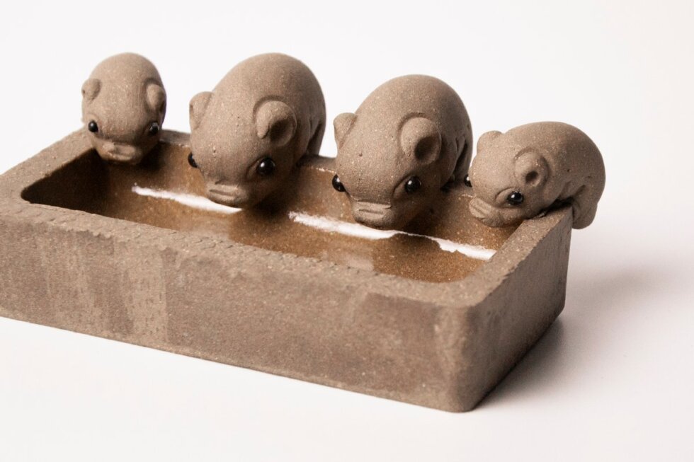 Фигурка для чайной церемонии, глина