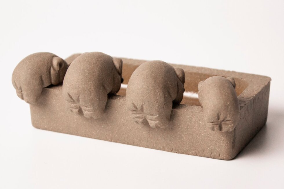 Фигурка для чайной церемонии, глина