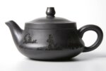 Чайник "Черный пейзаж", исинская глина, 280 мл.