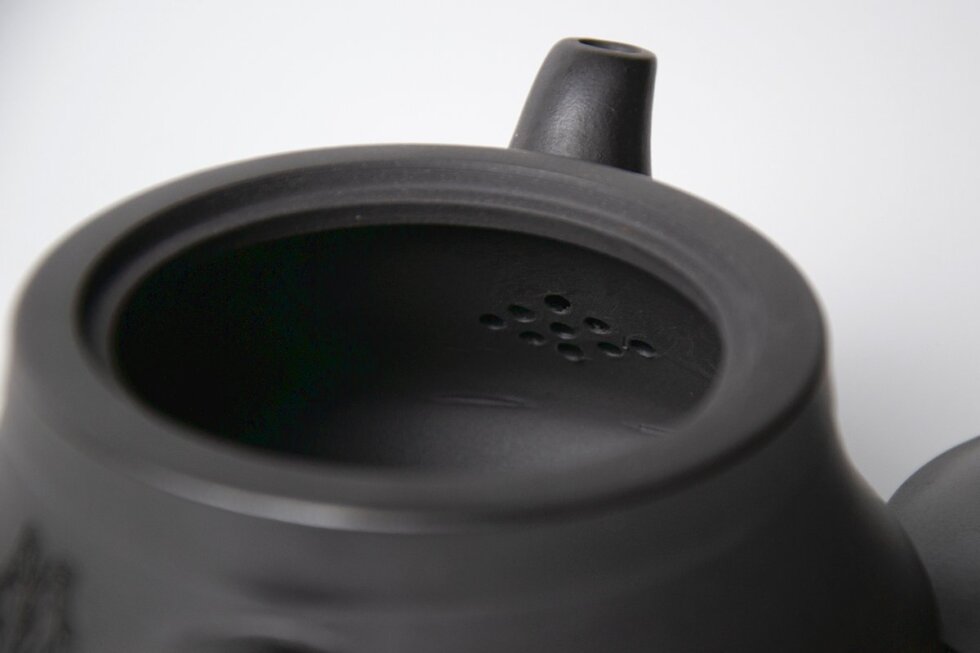 Чайник из черной исинской глины Хэй Ни, 280 мл.