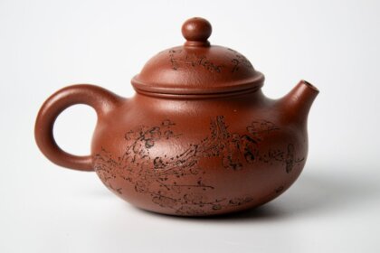 Чайник из исинской глины от мастера Ван Ся, 215 мл.