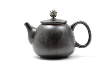 Чайник из керамики с глазурью, 195 мл.