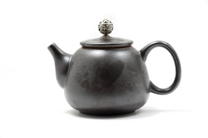 Чайник из керамики с глазурью, 195 мл.