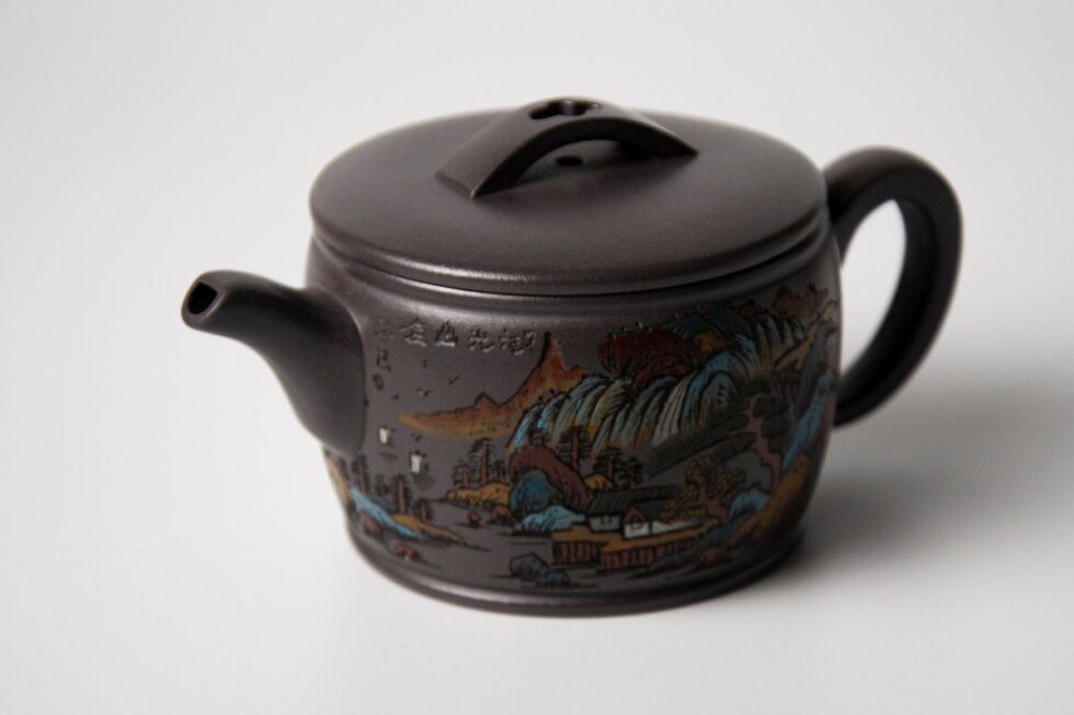 Чайник из исинской глины от Ван Ся, 210 мл.