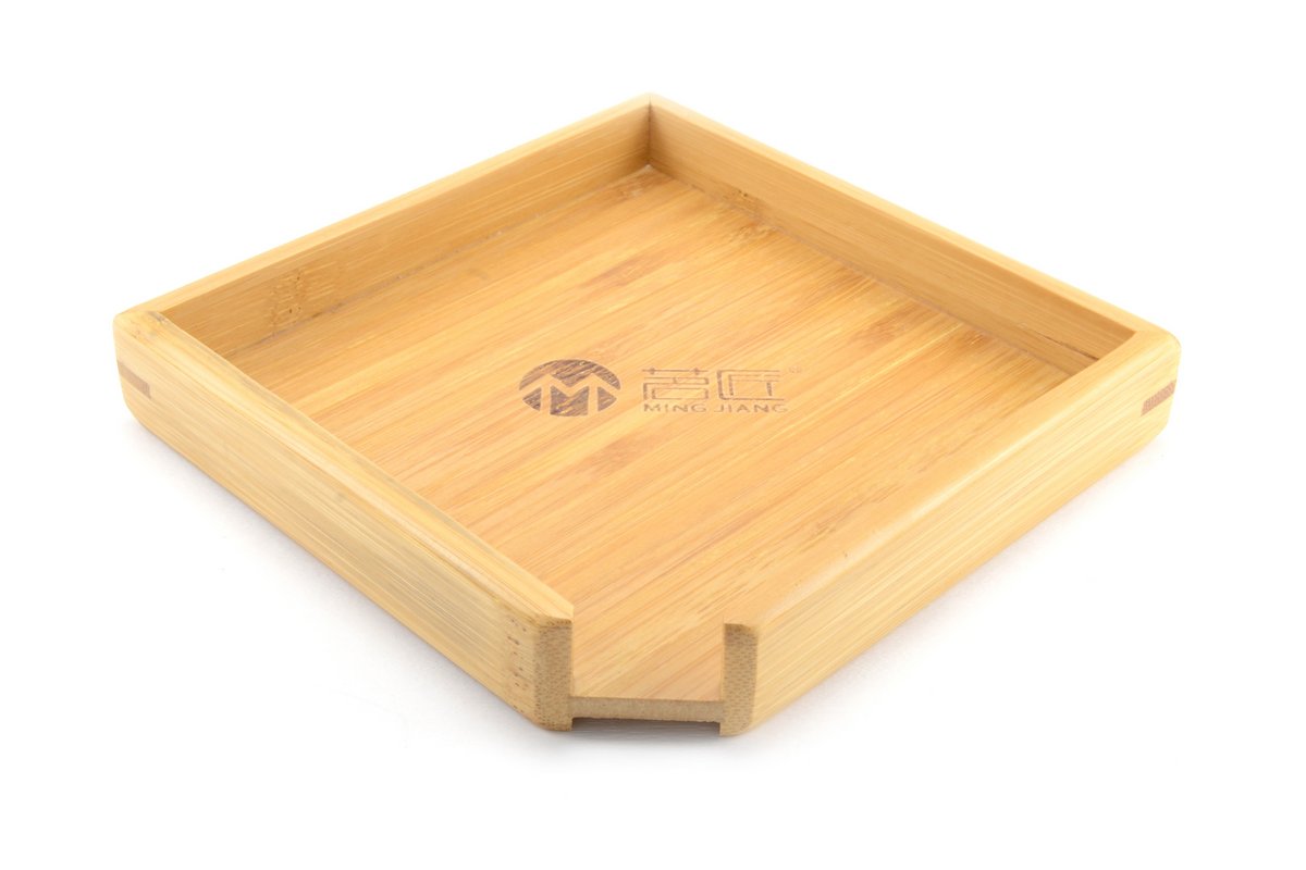 Чахэ квадратное, бамбук, 14x14x2,5см