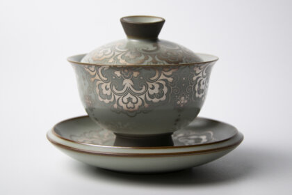 Керамическая гайвань для заваривания чая, 155 мл.