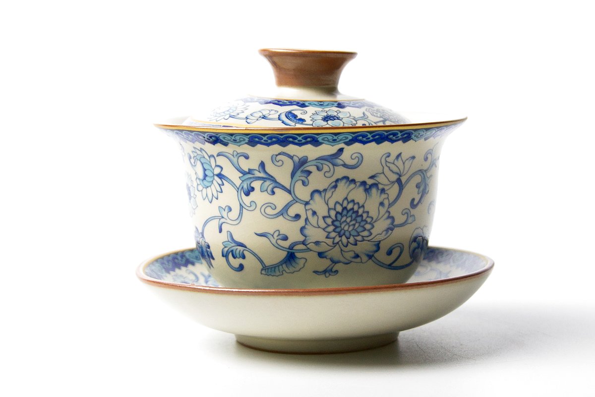 Керамическая гайвань с глазурью, 165 мл.