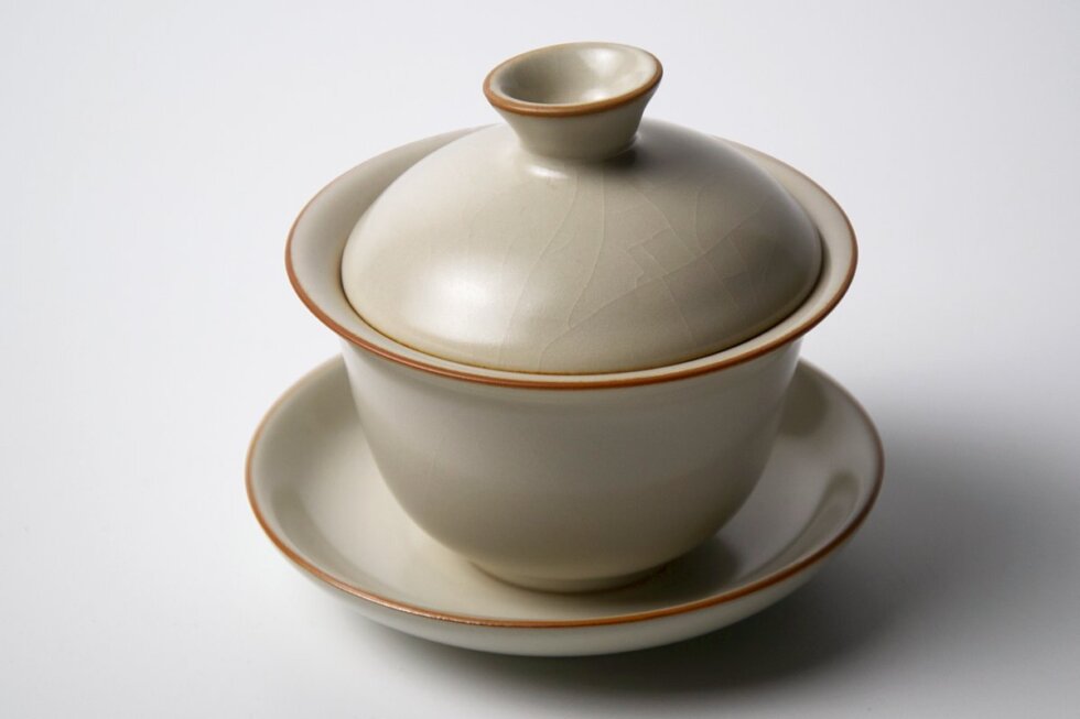 Гайвань для заваривания чая, керамика Жу Яо, 160 мл.