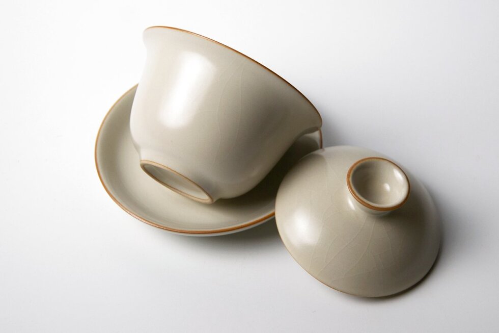 Гайвань для заваривания чая, керамика Жу Яо, 160 мл.