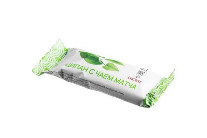 Марципан с чаем матча, батончик