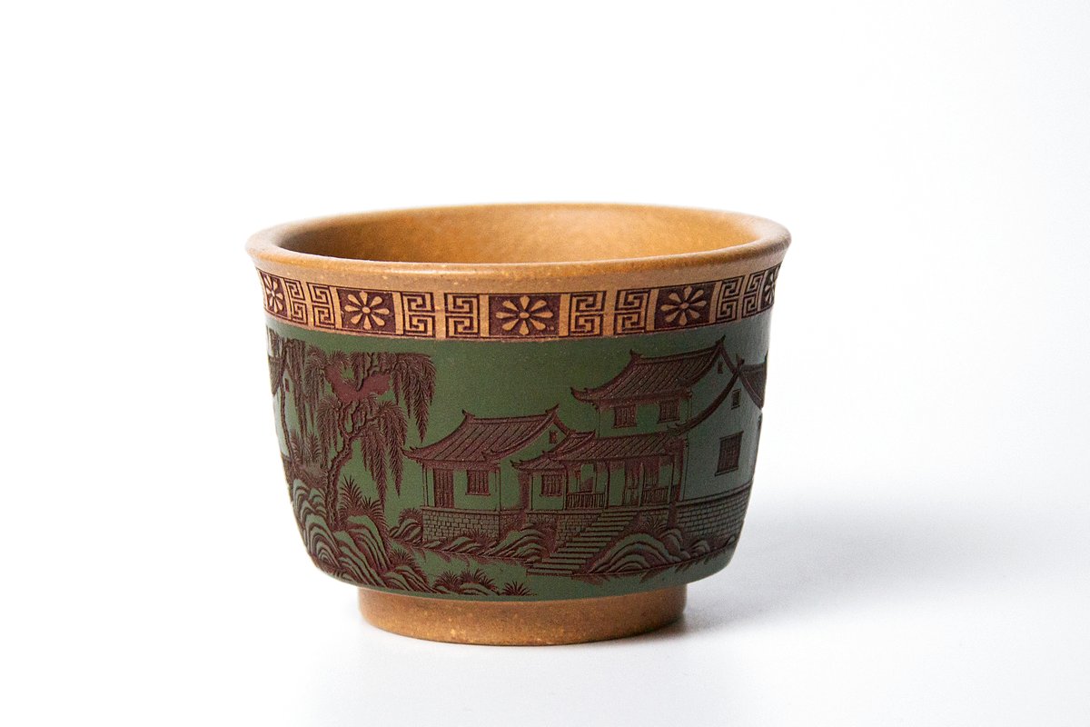 Пиала из исинской глины, 175 мл.