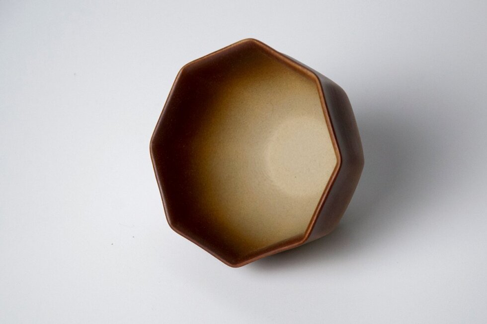 Пиала для чая, керамика и глазурь, 120 мл.