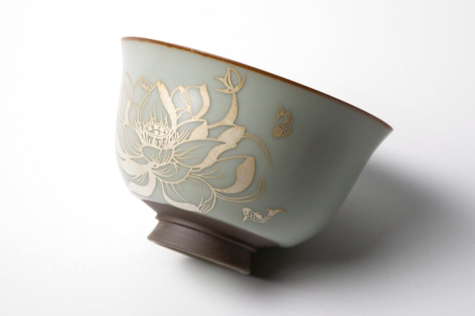 Керамическая пиала для чая, 125 мл.