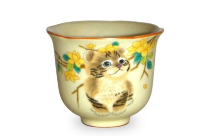 Пиала "Котенок", керамика, 50 мл.