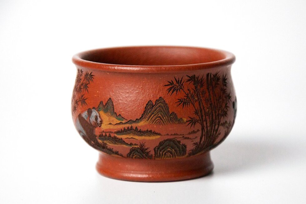 Пиала чайная, исинская глины Цин Шуй Ни, 160 мл.