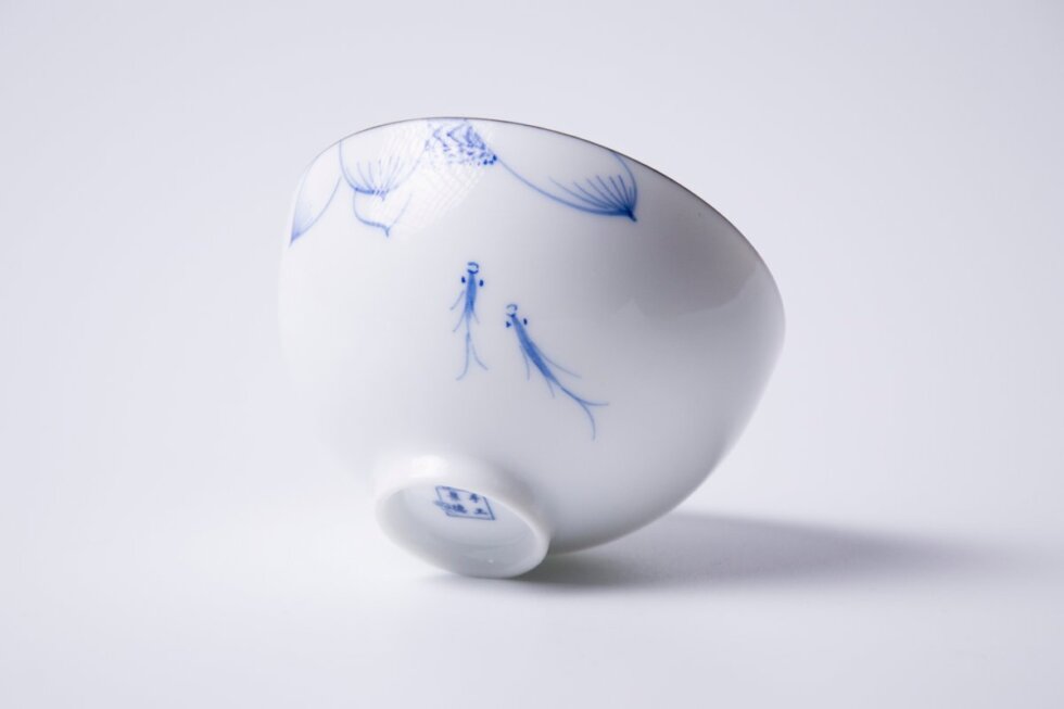 Пиала для чая, фарфор, 105 мл.