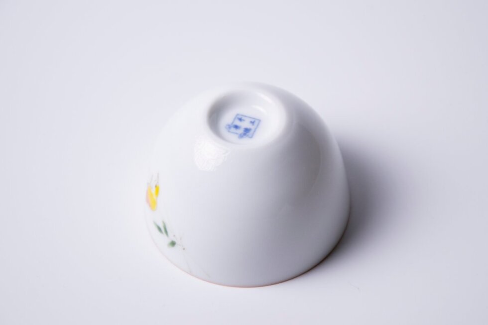 Фарфоровая пиала для чая, 65 мл.