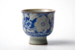 Пиала "Синие узоры Жу Яо", керамика, 40 мл.