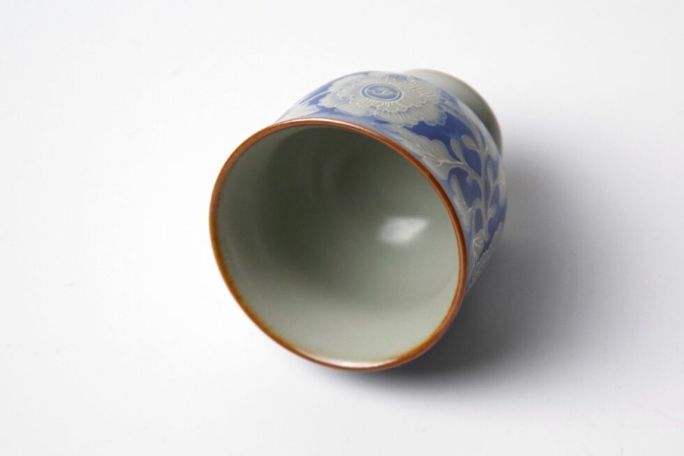 Пиала для чая, керамика и глазурь, 40 мл.