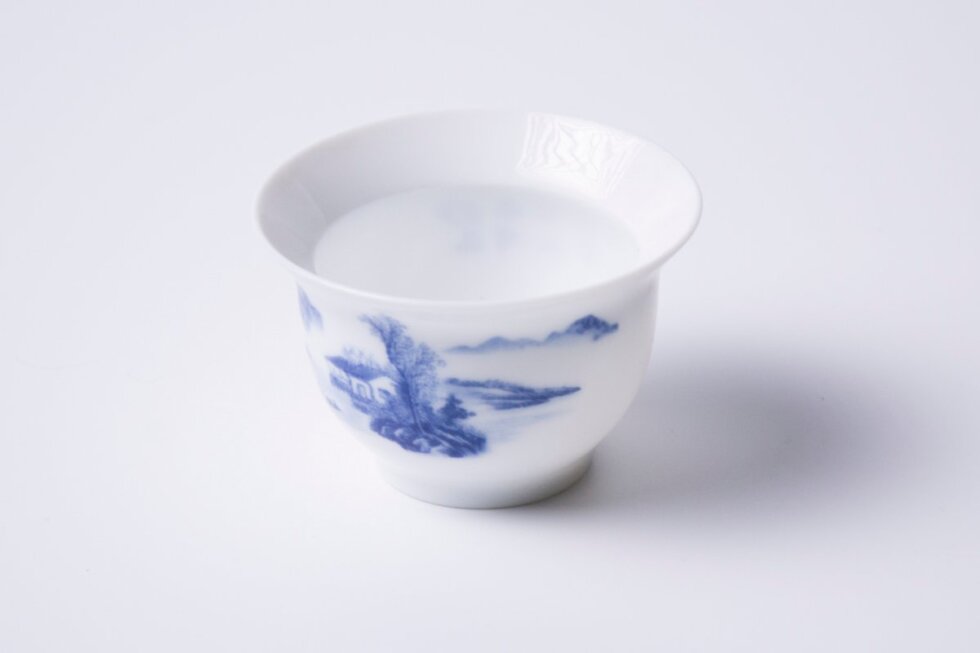 Фарфоровая пиала для чая, 50 мл.