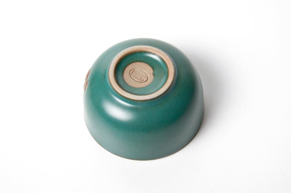 Керамическая пиала с глазурью, 60 мл.