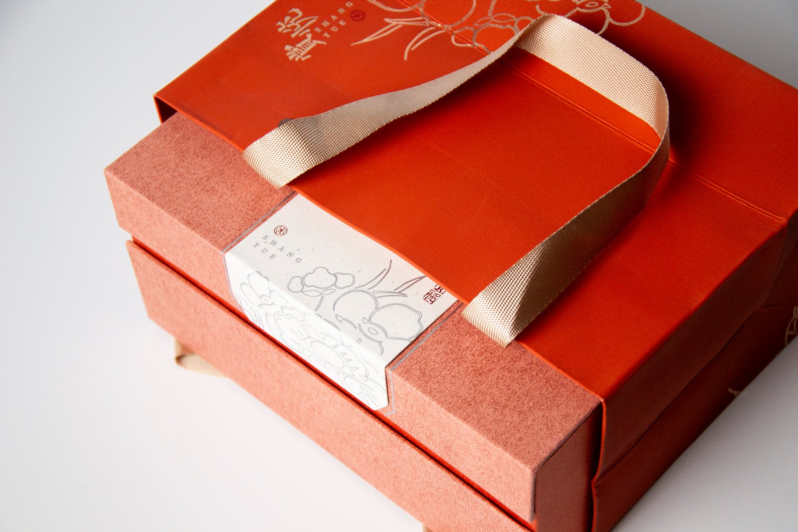 Подарочный набор "Пиала и чай" красный, К16