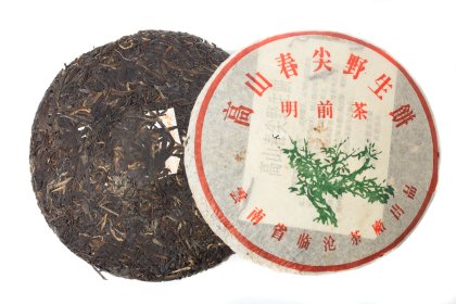 Шен пуэр "Большое Зеленое Дерево", ф-ка Линьцан, 2002 год