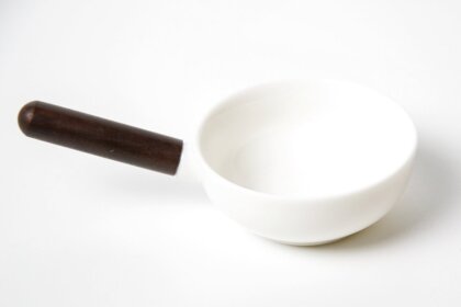 Сито для чая, фарфор и дерево