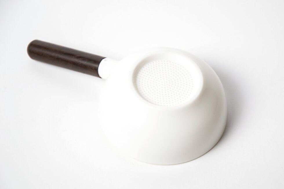 Сито для чая, фарфор и дерево