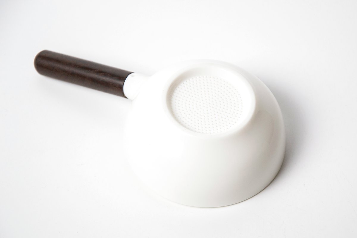 Сито для чая, фарфор и дерево